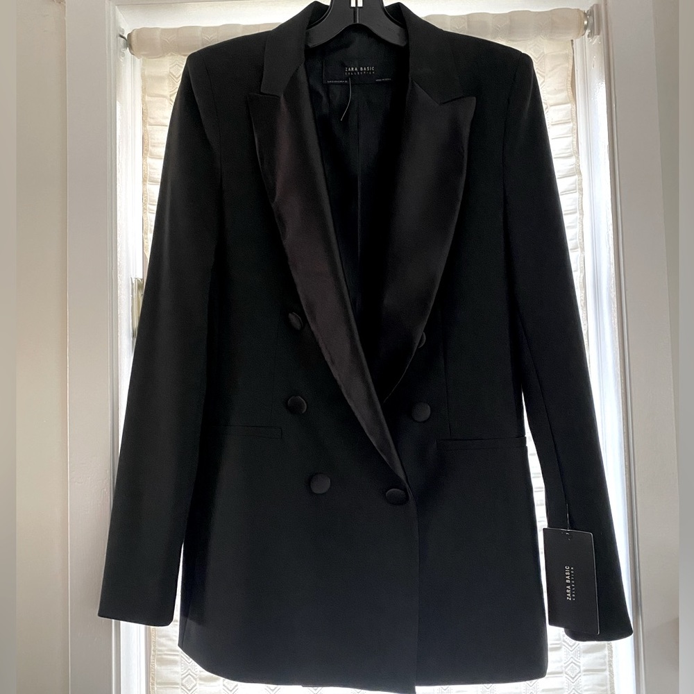 NWT Zara Tuxedo Blazer